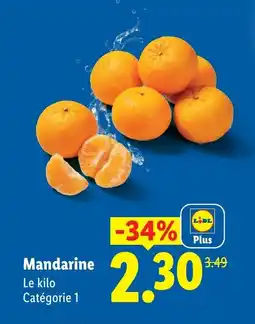 Lidl Mandarine offre