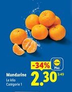 Lidl Mandarine offre