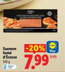 Lidl Saumon fumé d'Écosse offre