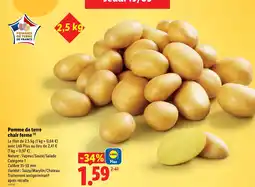 Lidl Pomme de terre chair ferme offre