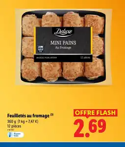 Lidl Feuilletés au fromage offre