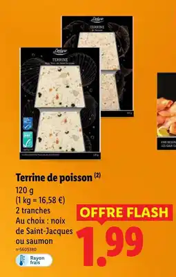 Lidl Terrine de poisson offre