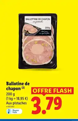 Lidl Ballotine de chapon offre