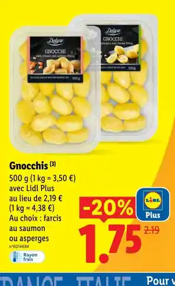 Lidl Gnocchis offre