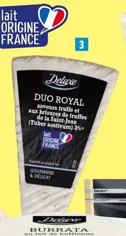 Lidl Brie saveur truffe d'été offre