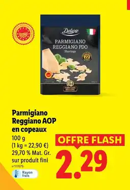 Lidl Parmigiano Reggiano AOP en copeaux offre