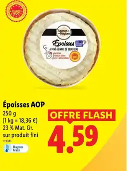 Lidl Époisses AOP offre