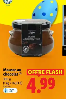 Lidl Mousse au chocolat offre