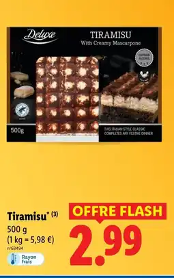 Lidl Tiramisu offre