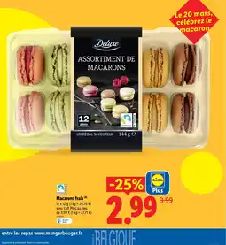 Lidl Macarons frais offre