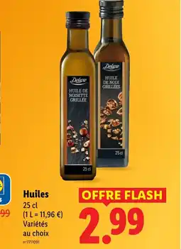Lidl Huiles offre