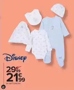 Disney - set 5 pièces