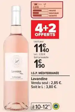 Carrefour Drive I.g.p. méditerranée offre