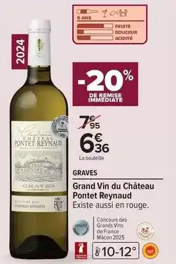 Carrefour Drive Graves offre