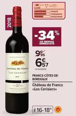 Carrefour Drive Carrefour - château de francs les cerisiers offre