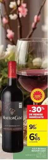 Carrefour Drive Carrefour - a.o.p. mourron offre