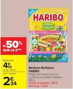 Carrefour Drive Haribo - bonbons multipack offre