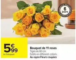 Carrefour Drive Bouquet de 11 roses offre