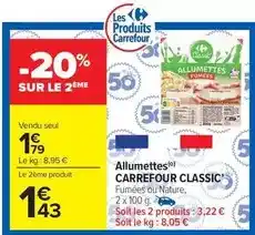 Carrefour Market Carrefour - allumettes classic offre