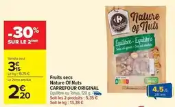 Carrefour Market Carrefour - fruits secs nature of nuts offre