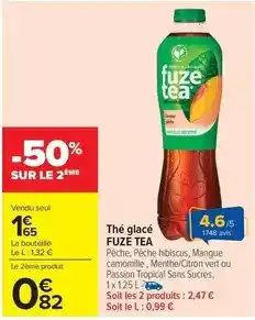 Carrefour Market Thé glacé offre