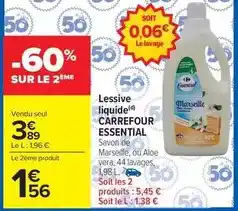 Carrefour Market Carrefour - lessive liquide offre