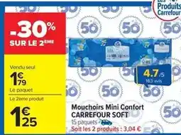 Carrefour Market Carrefour - mouchoirs mini confort soft offre