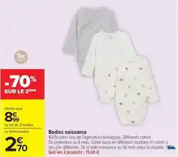 Carrefour Market Tex - bodies naissance offre
