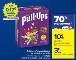 Carrefour Market Huggies - culottes d'apprentissage offre