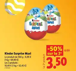 Lidl KINDER Surprise Maxi offre