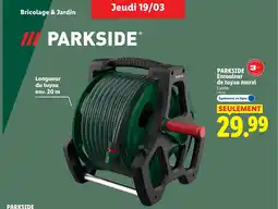 Lidl PARKSIDE Enrouleur de tuyau mural offre