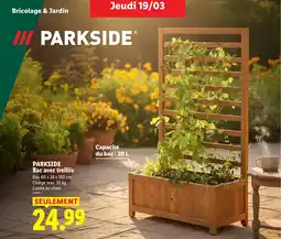 Lidl PARKSIDE Bac avec treillis offre
