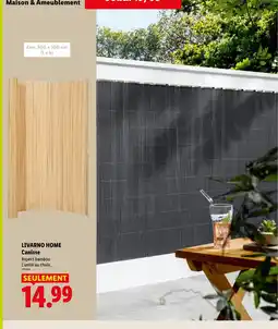Lidl LIVARNO HOME Canisse offre