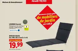 Lidl LIVARNO Coussin offre