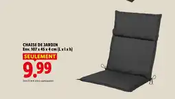 Lidl Chaise de jardin offre