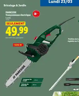 Lidl PARKSIDE Tronçonneuse électrique offre