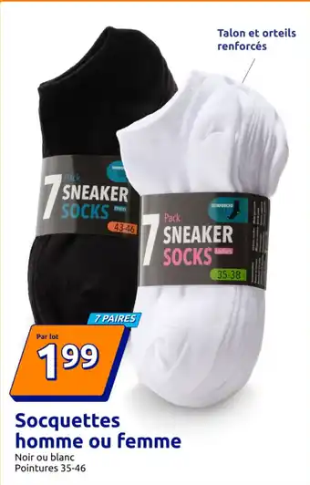 Socquettes homme ou femme