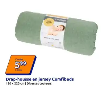 Action Drap housse en jersey comfibeds offre