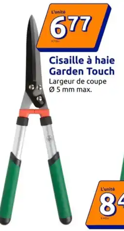Action Cisaille à haie garden touch offre