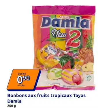 Action Bonbons aux fruits tropicaux tayas damla offre
