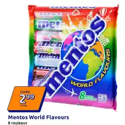 Action Mentos world flavours offre