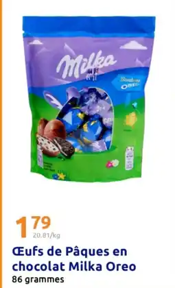 Action Œufs de pâques en chocolat milka oreo offre