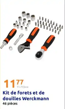 Action Kit de forets et de douilles werckmann offre