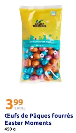 Action Œufs de pâques fourrés easter moments offre