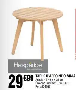 La Foir'Fouille Table d'appoint olvinia offre