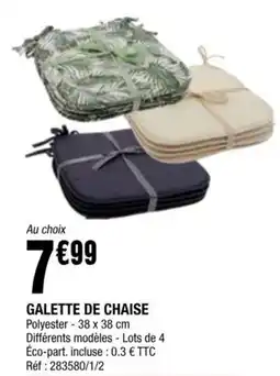 La Foir'Fouille Galette de chaise offre