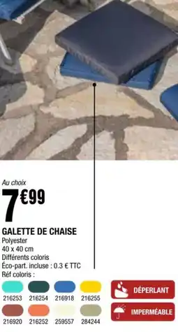 La Foir'Fouille Galette de chaise offre