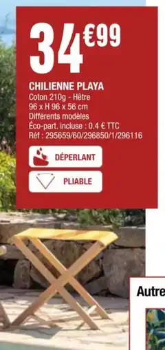 La Foir'Fouille Chilienne playa offre