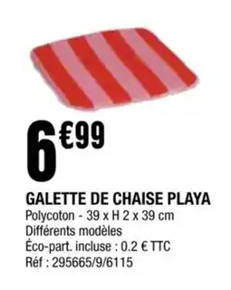 La Foir'Fouille Galette de chaise playa offre