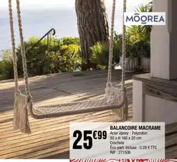 La Foir'Fouille BALANCOIRE MACRAME offre